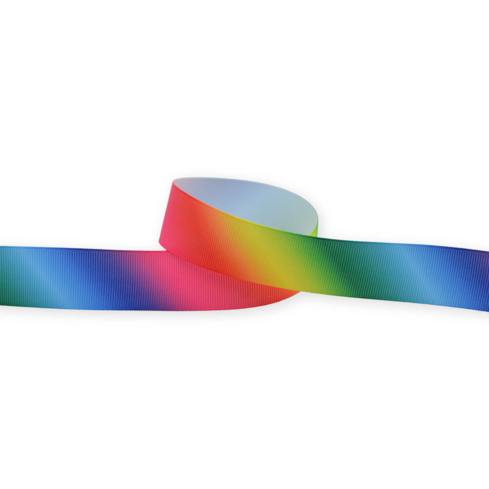 Ombre Rainbow 25mm - Grosgrain Ribbon - Image 2