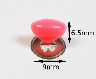 9mm PINK Cat / Triangle Noses with Metal Backs