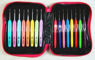 16 Piece Plastic Crochet Set - 1mm to 6mm - Crochet Set for Sewing and Upholstery