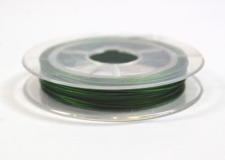 Pack of 1 Roll - 0.38mm x 10m Light Sea Green Steel Tiger Tail Beading Wire