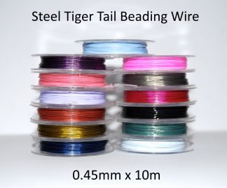 0.45mm x 10m Steel Beading Wire