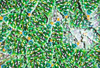 Christmas Wooden Buttons - Christmas Trees Type 2