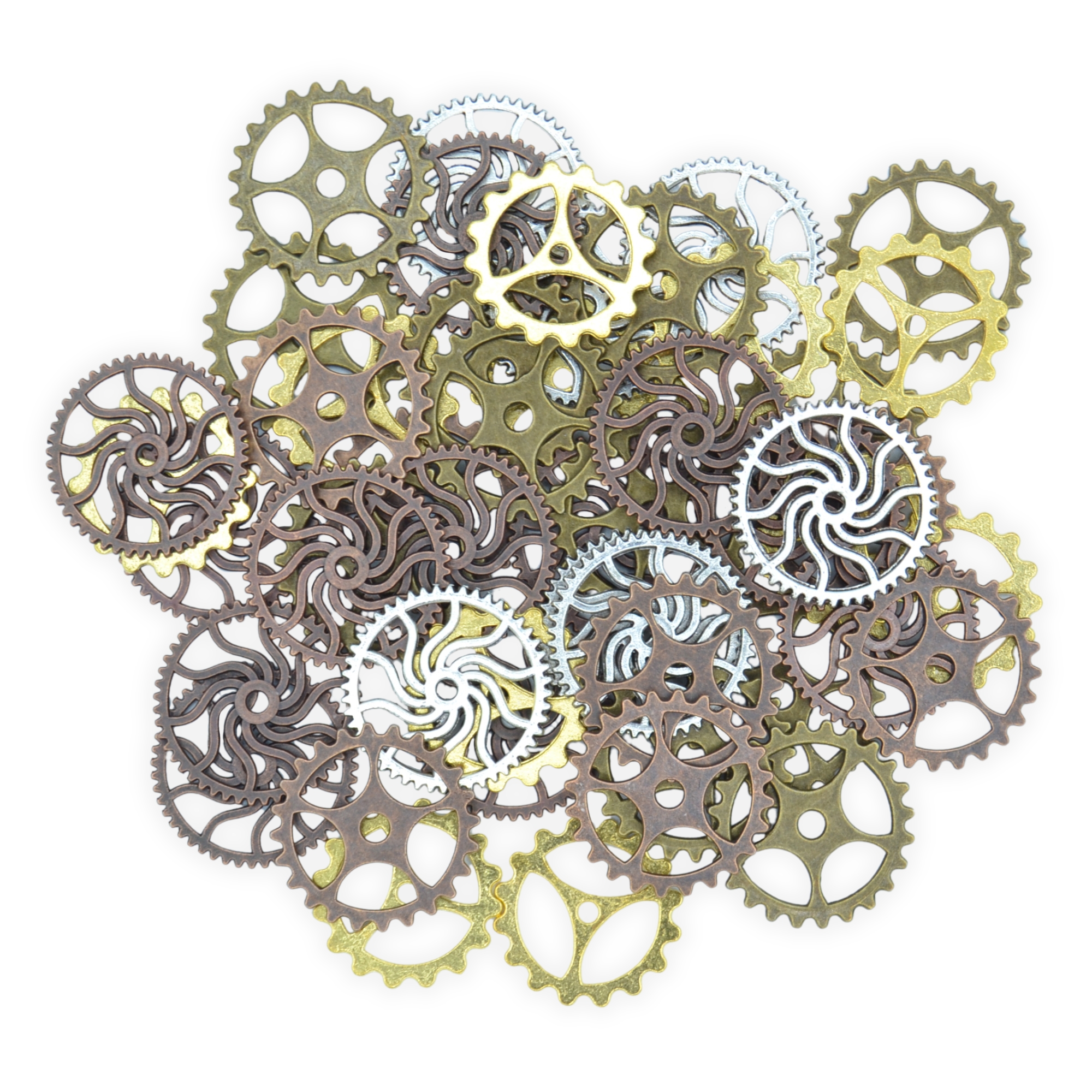 Pack of 25 - Mixed Pack 1 Steampunk Cogs