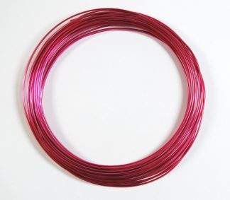 Pack of 1 - Camilla Pink 1.0mm x 10m Aluminium Wire
