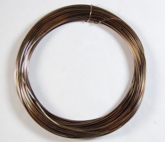 Pack of 1 - Brown 1.0mm x 20m Aluminium Wire