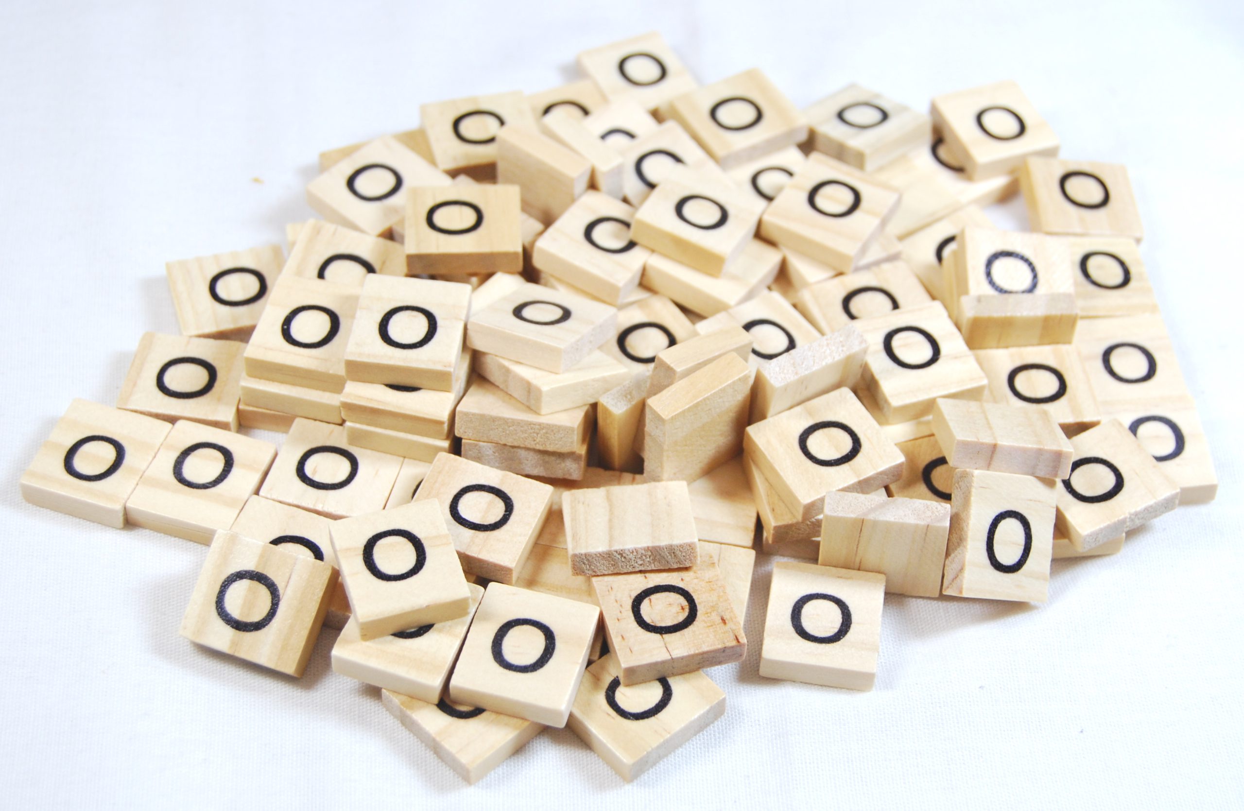 Same Letter Wooden Scrabble Tile Bags O No Number Value CelloExpress