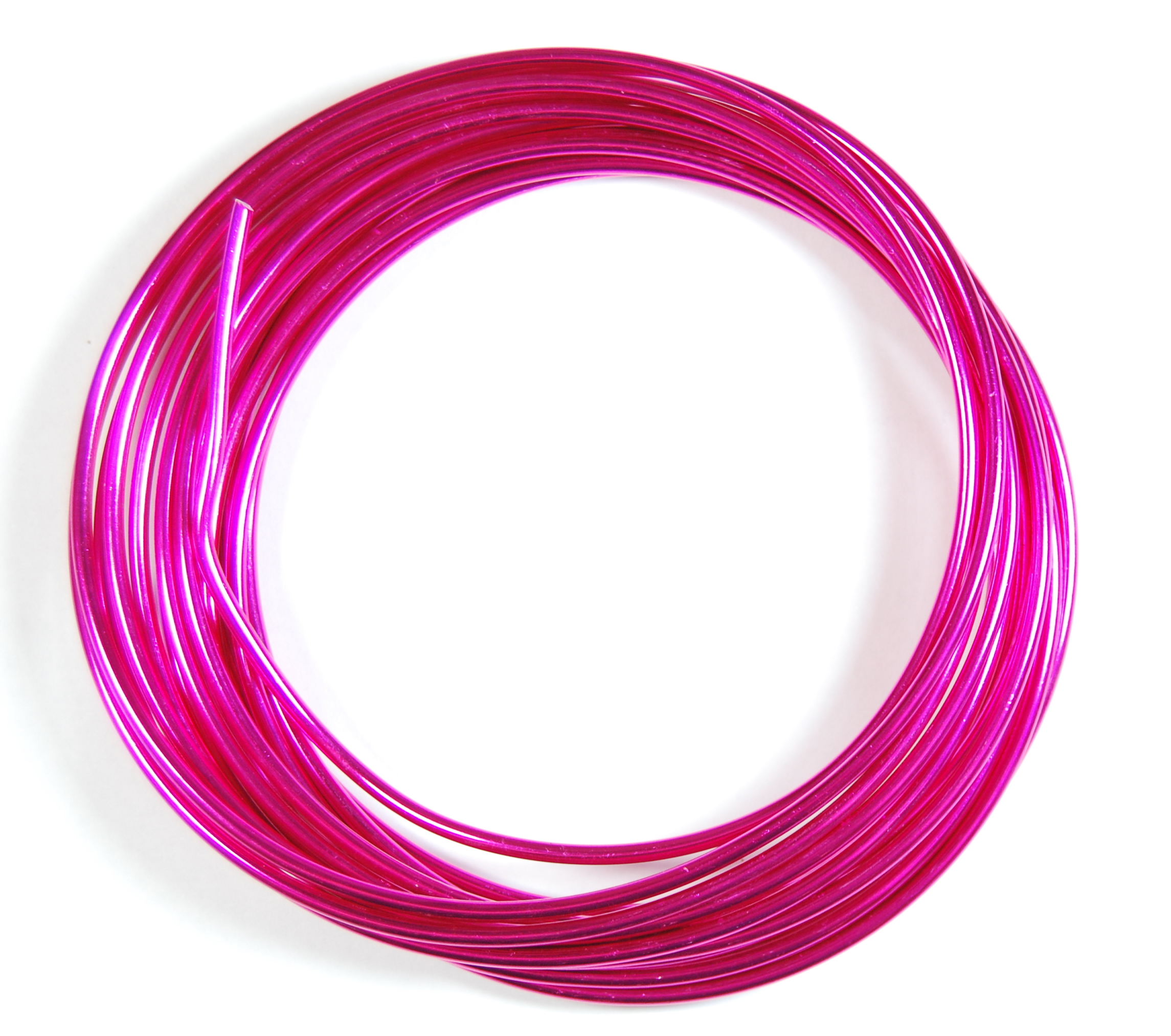 Pack of 1 - Cerise 2.5mm x 5m Aluminium Wire