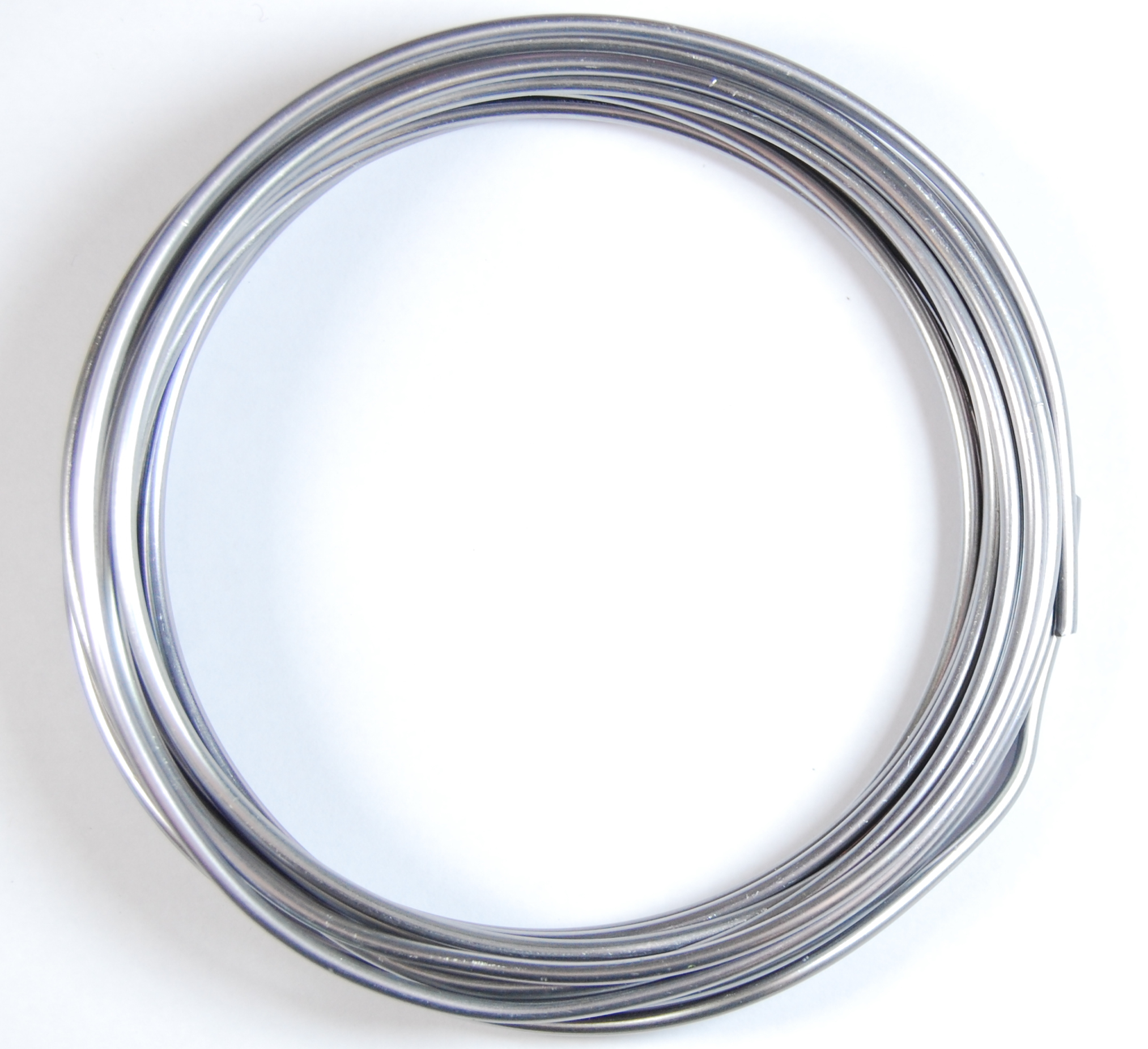 Pack of 1 - Grey 2.5mm x 5m Aluminium Wire