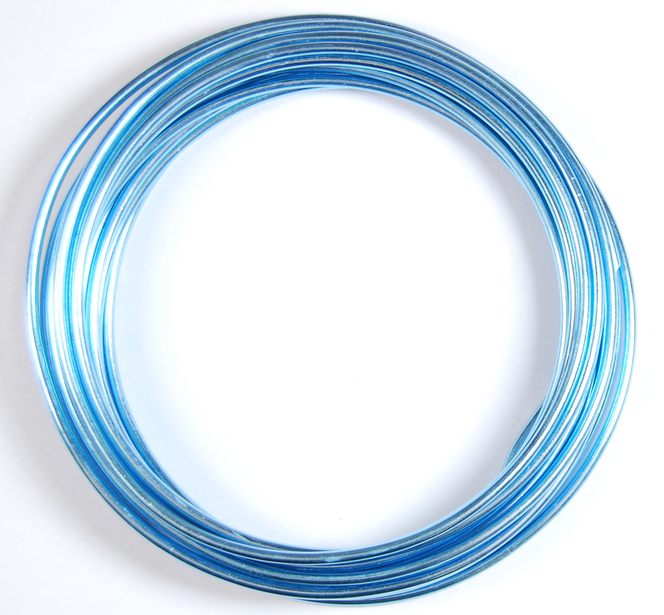 Pack of 1 - Light Steel Blue 2.5mm x 5m Aluminium Wire