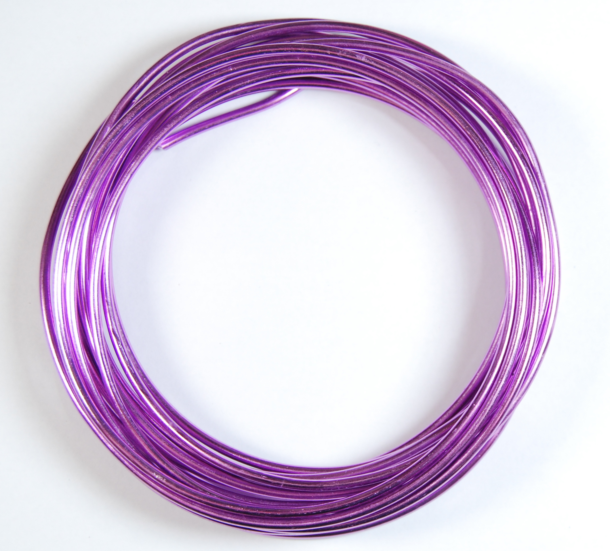 Pack of 1 - Lilac 2.5mm x 5m Aluminium Wire
