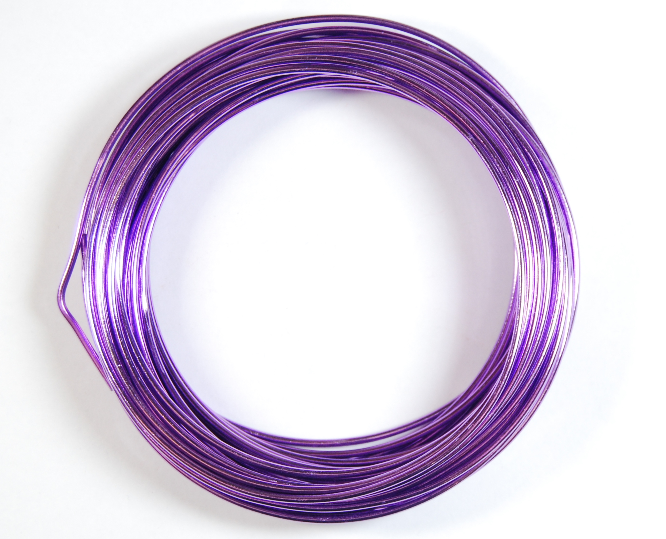Pack of 1 - Lilac 2mm x 10m Aluminium Wire