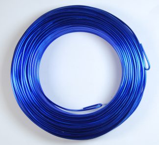 Pack of 1 - Royal Blue 2mm x 50m Aluminium Wire