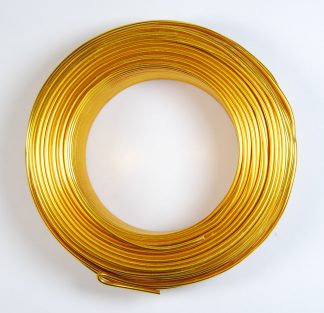 Pack of 1 - Golden Rod 2mm x 50m Aluminium Wire