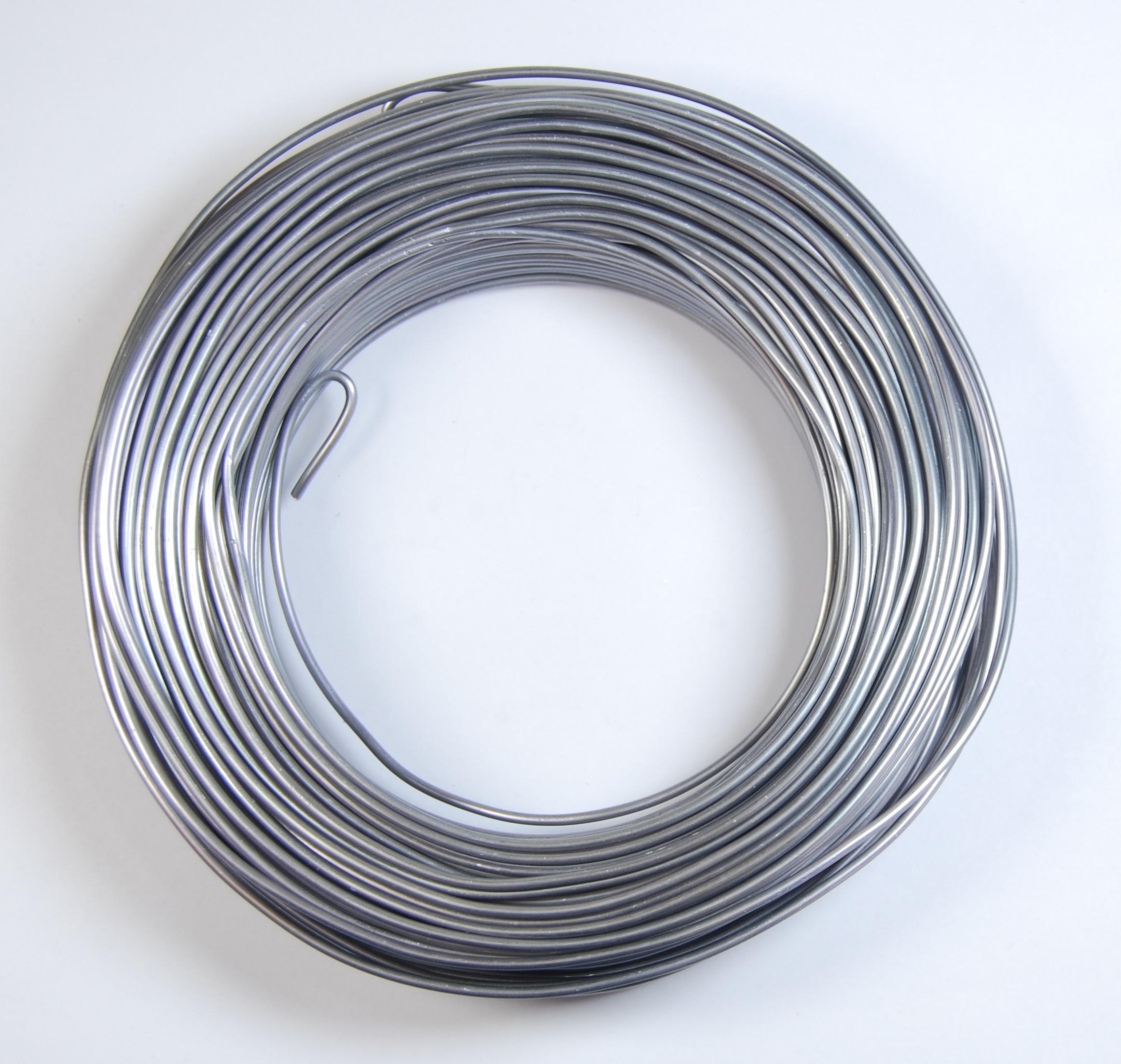 Pack of 1 Grey 2mm x 50m Aluminium Wire CelloExpress