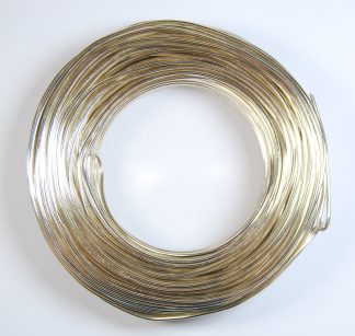 Pack of 1 - Pale Gold 2mm x 50m Aluminium Wire