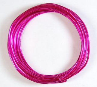 Pack of 1 - Camilla Pink 2mm x 5m Aluminium Wire
