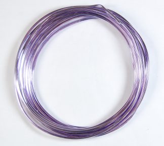Pack of 1 - Lavender 2mm x 5m Aluminium Wire