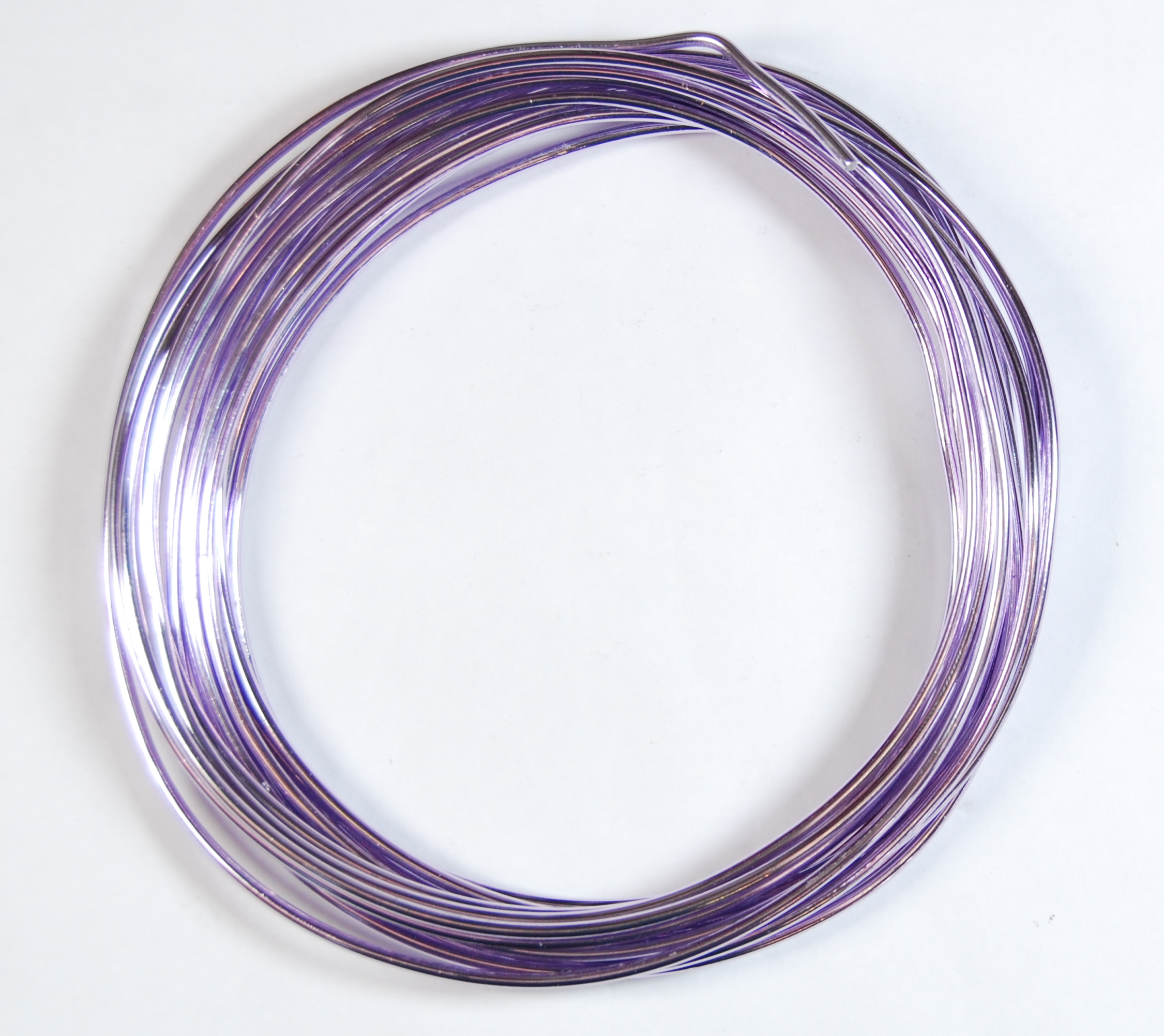 Pack of 1 - Lavender 2mm x 5m Aluminium Wire