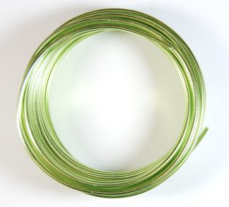 Pack of 1 - Emerald Green 3mm x 10m Aluminium Wire