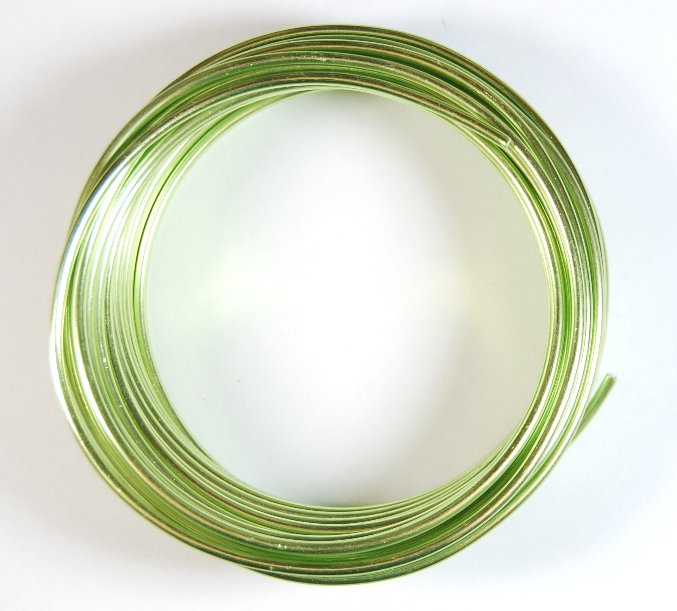 Pack of 1 - Emerald Green 3mm x 10m Aluminium Wire