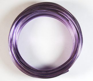 Pack of 1 - Lavender 3mm x 10m Aluminium Wire