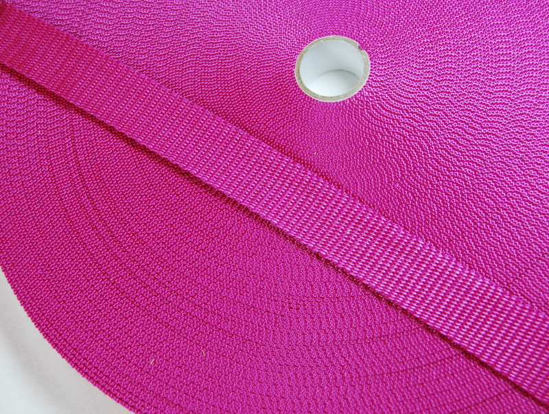 Cerise Polypropylene Webbing - 25mm Width