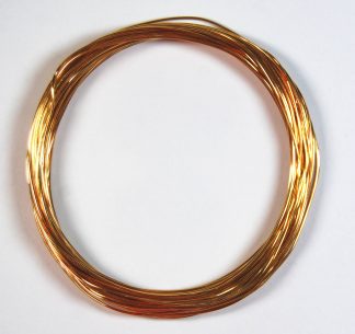 Pack of 1 - Dark Gold 0.8mm x 10m Aluminium Wire