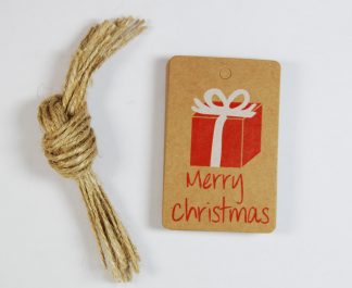 Christmas (Present) - Kraft Gift Tags
