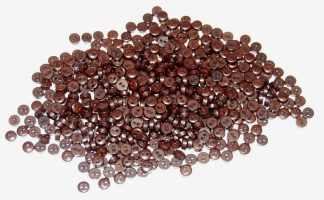 3mm Brown Mini Doll Buttons