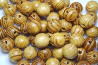 Burlywood Wooden Round Beads
