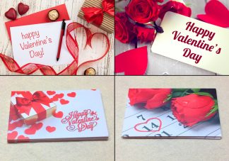 60mm x 90mm Valentines Cards