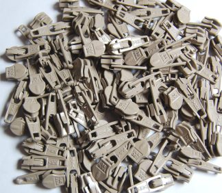 Pack 1- Slider Automatic Lock Zip 4mm Enamelled Premium Beige - Clothing, Fabric, Bags