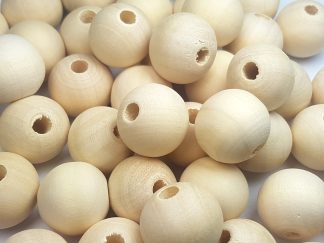 19x17.5mm with a 5.5mm Hole Wooden Beads