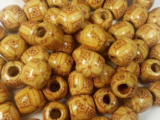 Mixed 2 Wooden Round Beads