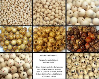 Natural Wooden Round Beads