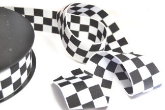 Checkered Elastic - 40mm Wide