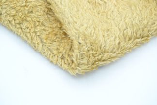 Curly Animal Fur Oatmeal - High Quality Fake Fur - 15mm Pile
