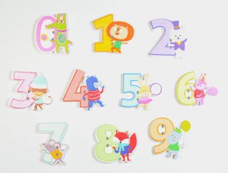 Alphabet & Number Wooden Buttons