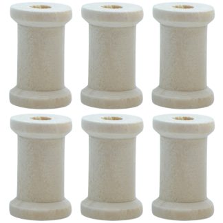 15mm x 23mm Natural Wooden Spools Empty Bobbins