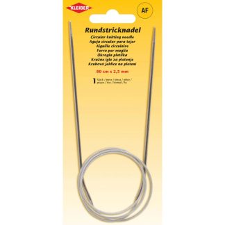 2.5mm Kleiber Circular Knitting Needles - 80cm Long - For Knitting, Crochet etc