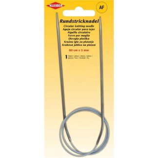 3mm Kleiber Circular Knitting Needles -  80cm Long - For Knitting, Crochet etc