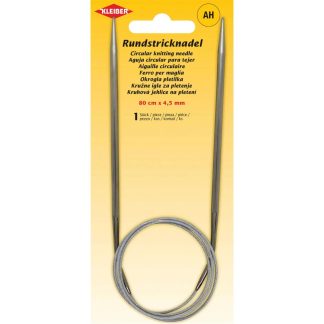 4.5mm Kleiber Circular Knitting Needles - 80cm Long - For Knitting, Crochet etc