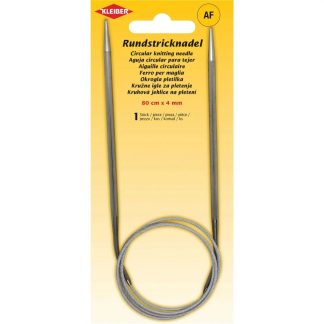 4mm Kleiber Circular Knitting Needles - 80cm Long - For Knitting, Crochet etc