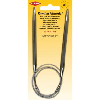 7mm Kleiber Circular Knitting Needles - 80cm Long - For Knitting, Crochet etc