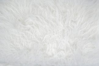White Long Pile Faux Fur - High Quality Fake Fur