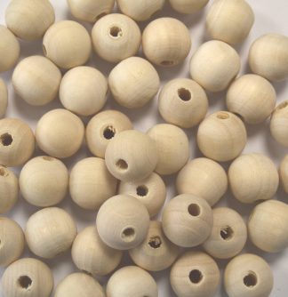 14mm x 12mm with a 3mm Hole Wooden Beads