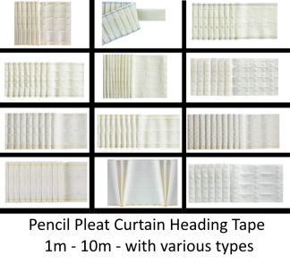 Pencil Pleat Curtain Tape