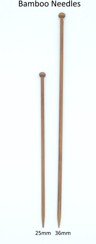 25cmm or 36cm Bamboo Knitting Needles