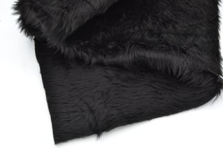 Black Fun Fur - Quality Fake Fur 15mm Pile