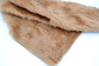 Camel Brown Fun Fur - Quality Fake Fur 15mm Pile
